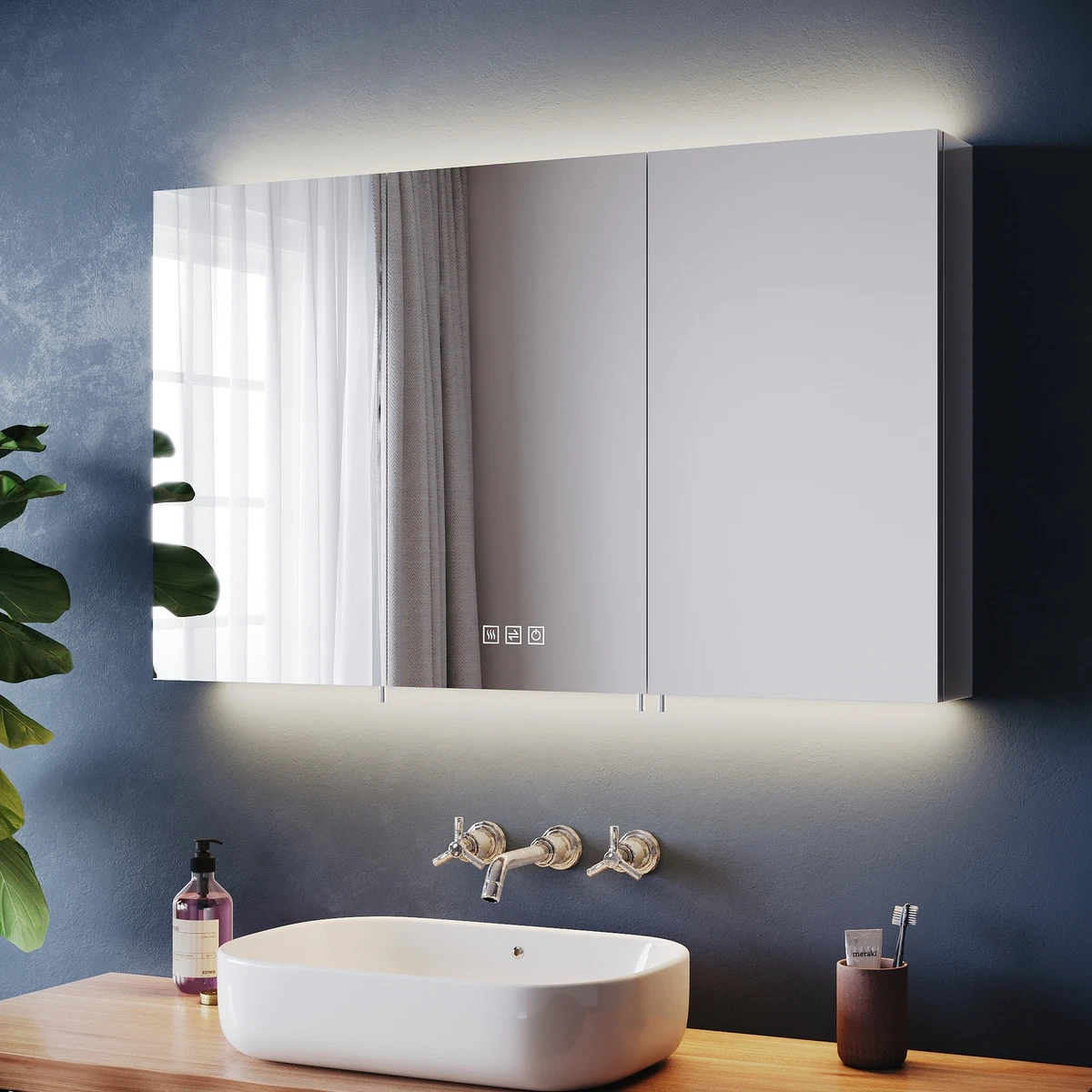 Bathroom Mirror Cabinet With Shaver Socket Uk | Cabinets Matttroy