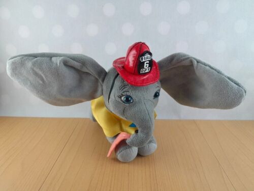 Peluche éléphant Dumbo pompier disney 18cm