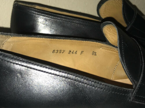 EMLING,MOCASSINS en CUIR NOIR, pointure 8,5 uk soit 42,5 fr, - Picture 8 of 10