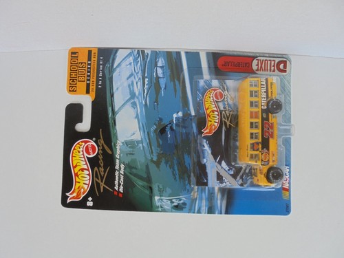 Autobús escolar Ward Burton #22 Caterpillar 1999 64th Hot Wheels diecast coleccionable - Imagen 5 de 12