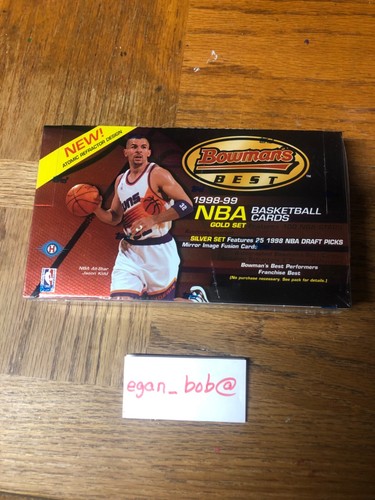 1998-99 Bowman Best Sealed Basketball Box Rookies, Gold Silver. Atomrefraktor - Bild 2 von 7