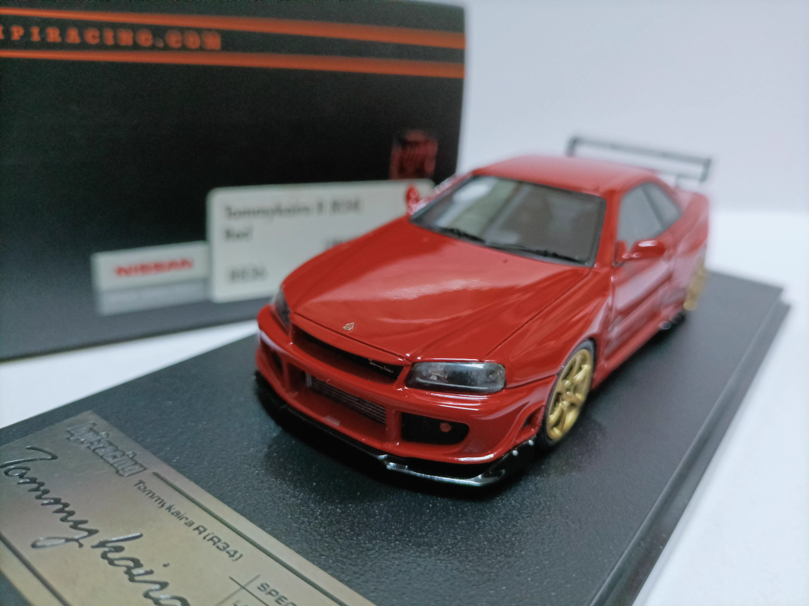 ミニカー HPI Racing kaira R (R34) 1/43 Hpi 1/43 NISSAN GT-R R34 Tommykaira R Red | eBay