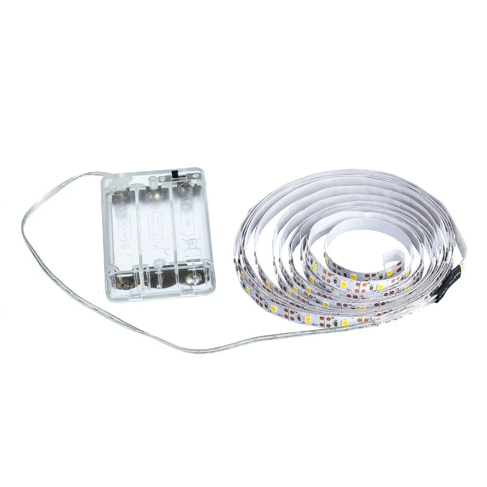 LED Strip Light Battery Powered Under Cabinet Kitchen Operated