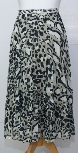 Animal Print Chiffon Skirt Size 8 UK Summer Casual Occasion Jaeger VGC #S3 - Picture 8 of 12