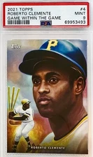 2021 Topps Game Within The Game Roberto Clemente #4 By Paul Jennis PSA 9 🔥Pop 7