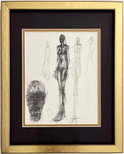 ALBERTO GIACOMETTI MODERN FRAMED PRINT