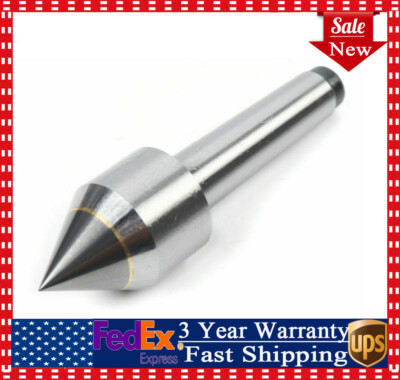 1Pack MT2 Carbide Tipped Lathe Dead Point Center Morse Taper #2 - Foto 11