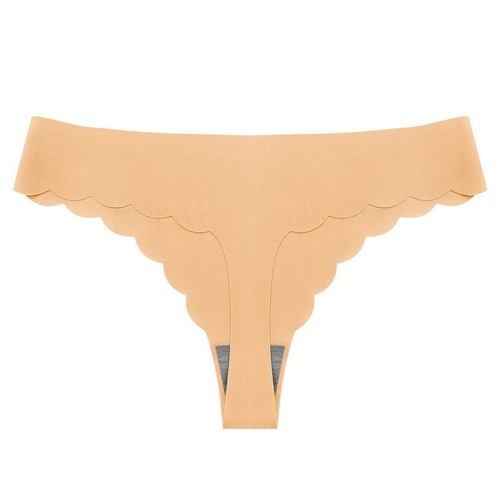 6 Pack Womens Seamless Thong G-string Panties Solid No Show Underwear Panty - 第 6/11 張圖片