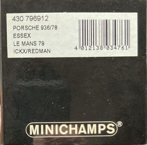 Minichamps 1/43 Porsche 936/78 Essex Le Mans 1979 ICKX/Redman 430796912 - Picture 4 of 4
