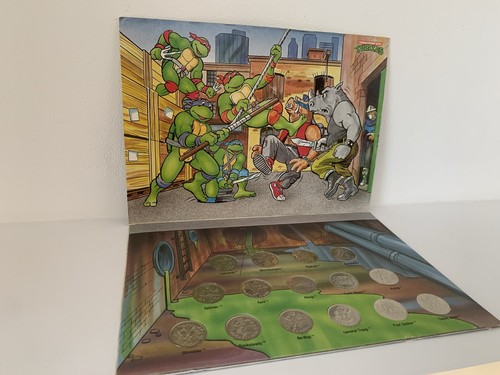 COMPLETE - Teenage Mutant Hero / Ninja Turtles Official Medal Collection (1990) - Picture 2 of 16