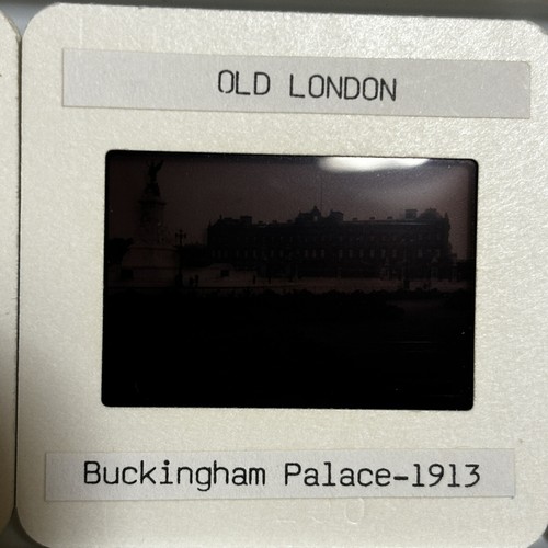 vtg 35mm Slide Photo Old London 1913 Buckingham Palace - Picture 2 of 2