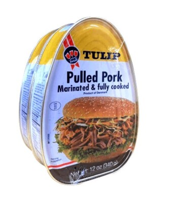 Pulled Pork 2 Tulip Meat Marinated Fully Cooked Sandwich Spread Denmark Snack