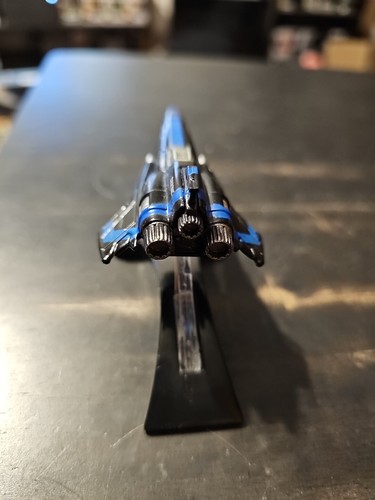 Battlestar Galactica COLONIAL VIPER MARK II BLACK STEALTH Titanio APOLO - Imagen 3 de 3