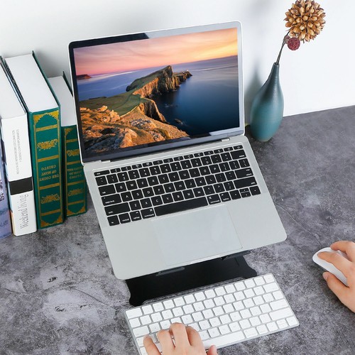 For 10-17“ MacBook Pro Laptop Stand Angle Adjustable Computer Lap Holder Mount - Picture 11 of 13