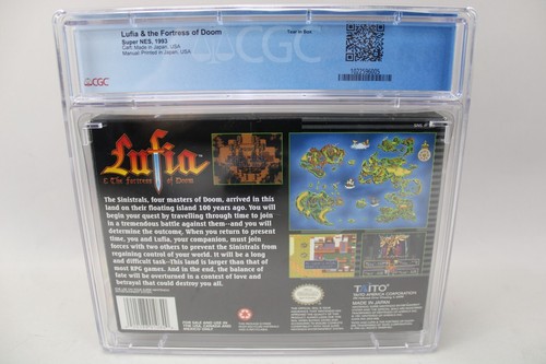 Lufia & the Fortress of Doom Super NES 1993 CIB CGC Graded 8.0 - Picture 5 of 12