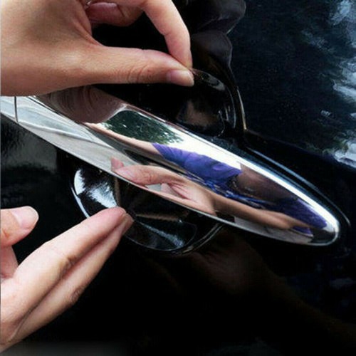 4Pcs Car Door Handle Invisible Protector Film Scratches Protector Stickers Clear - Picture 10 of 12