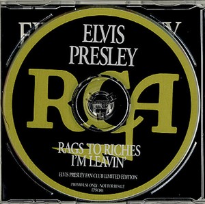 Elvis Presley Rags To Riches Limited Edition Fan Club Issue Promotional Cd Ebay
