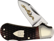 Rough Ryder 30th Anniversary Cub Brown Folding Stainless Pocket Knife 2624