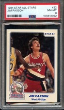 1984 Star All Stars #22 Jim Paxson PSA 8 Pop 4 W/ 2 Higher Portland Trailblazers
