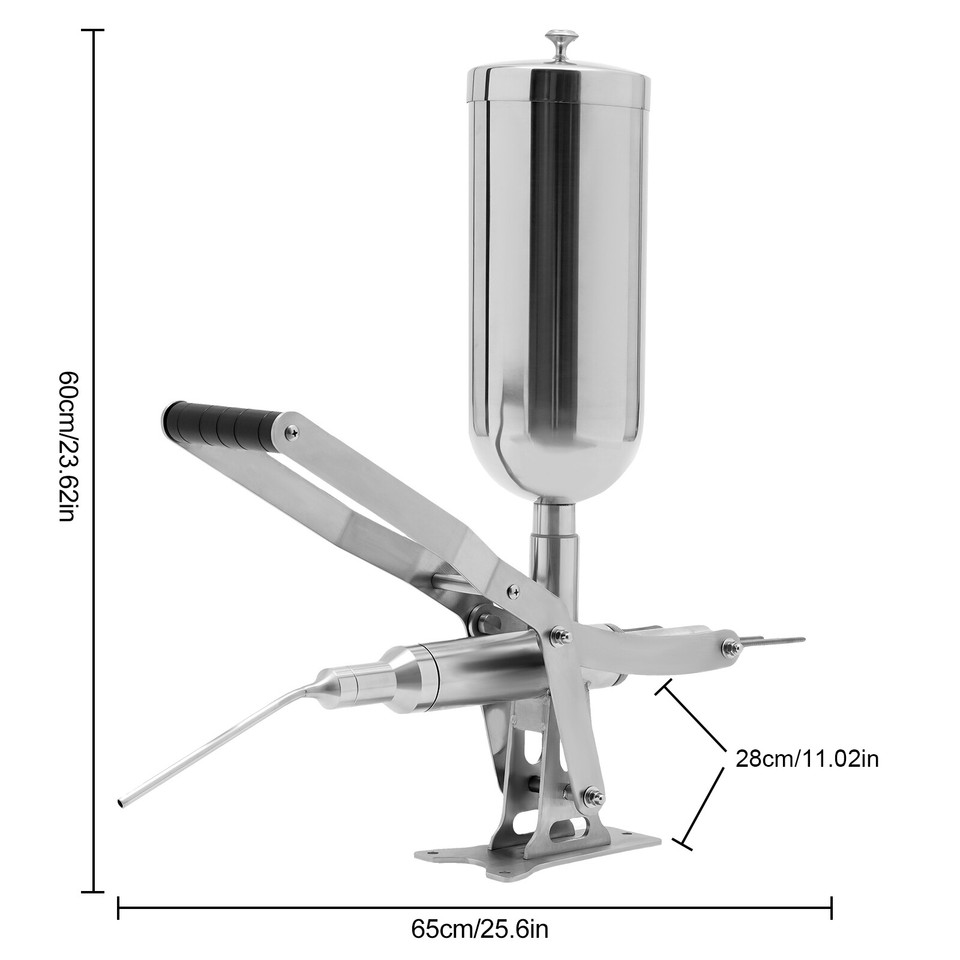 5L Commercial HandOperated Donut Churros Filler Jelly Cream Filling
