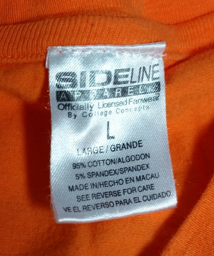 Tennessee Volunteers Damen Top Large Sideline Apparel orange besticktes Shirt - Bild 5 von 5