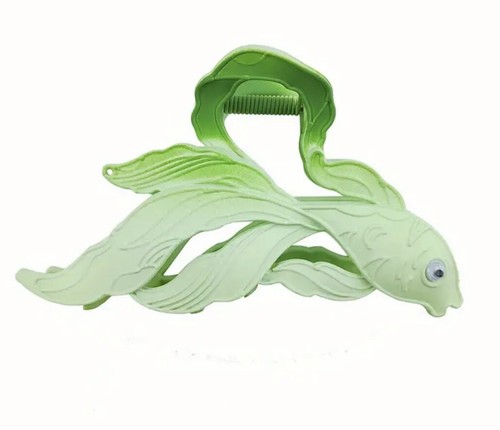 New Hair Claw Clip Accessory Large Fish Sea Life Moving Eyes 4 Colors YOU PICK - Picture 7 of 14
