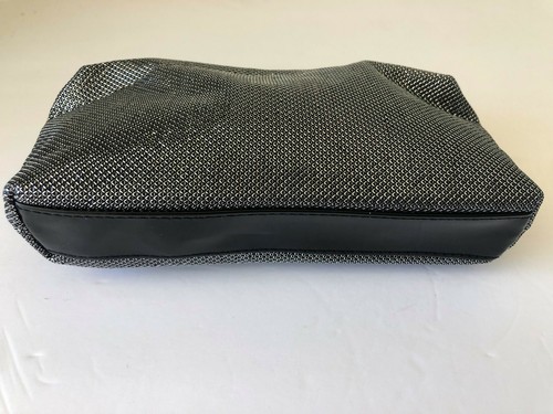 Lancome Cosmetic Make Up Toiletries Beauty Bag Sparkle Grey New - Picture 3 of 4