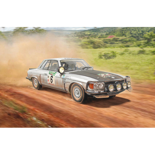 MERCEDES 450 SLC RALLY BANDAMA 1979 KIT 1:24 Italeri Kit Auto Die Cast - Foto 2 di 3