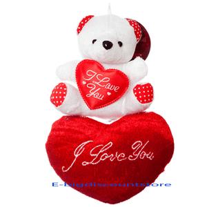 valentine mother wedding day teddy bear red heart i love you