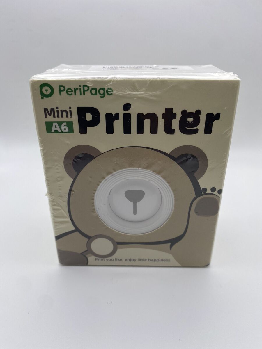 PeriPage Mini A6 Printer - pictures - Labels - Receipts - Thermal