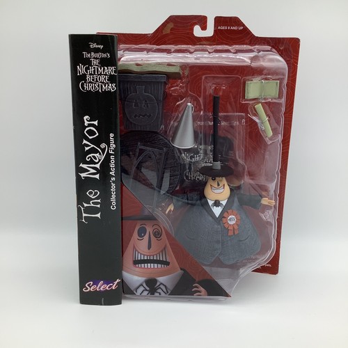 Tim Burtons Nightmare Before Christmas The Mayor Action Figure 2016 New