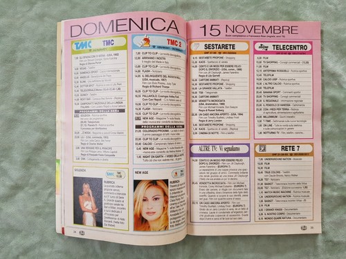 105) TELESETTE ITALIAN MAGAZINE N 46/1998 CLAUDIA KOLL SNELLENBURG RAOUL BOVA - Photo 8 sur 12