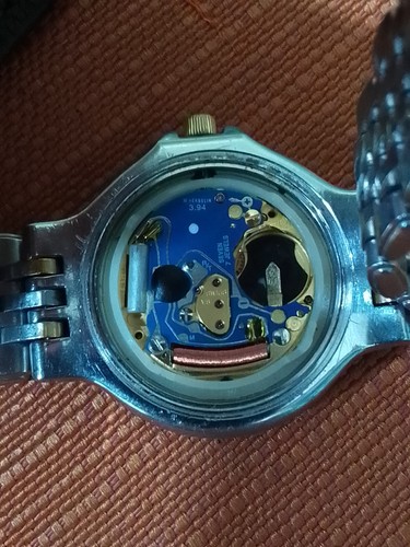 Michel Herbelin Paris France Ladies Watch Gold Plated Acier Inoxydable Eta Swiss - Picture 10 of 10