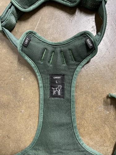 Boots & Barkley Dog Harness LARGE Reflective Comfort Green Adjustable No Pull - Picture 5 of 5