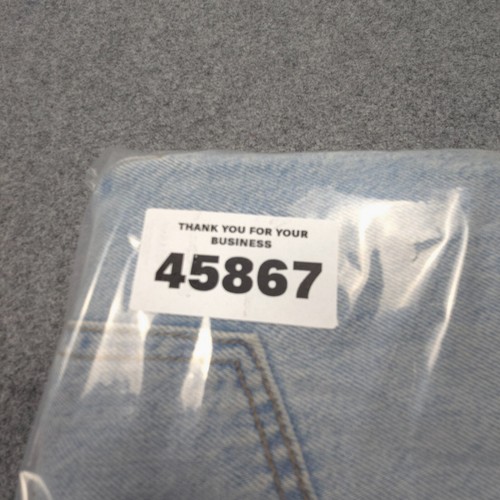 Levi's Jeans Womens 28 Blue Denim Ribcage Straight Ankle BIG E Casual Size 28x28 - Picture 13 of 13