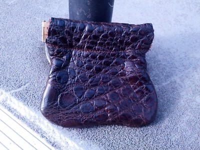 Wild Alligator Leather Coin Purse Accessory bag gator croc hide skin J24 eBay