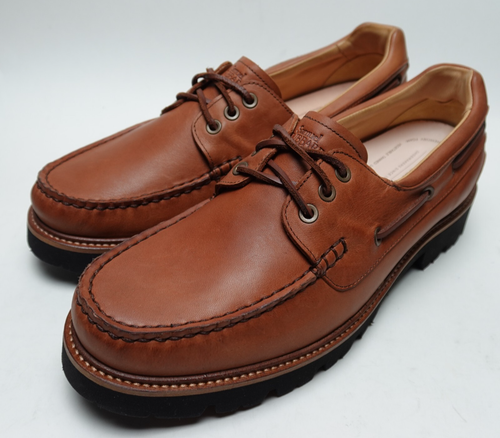 Samuel Hubbard Men's 11 M Shoes 'Camplight' Tan Real Leather Hiking Moccasins