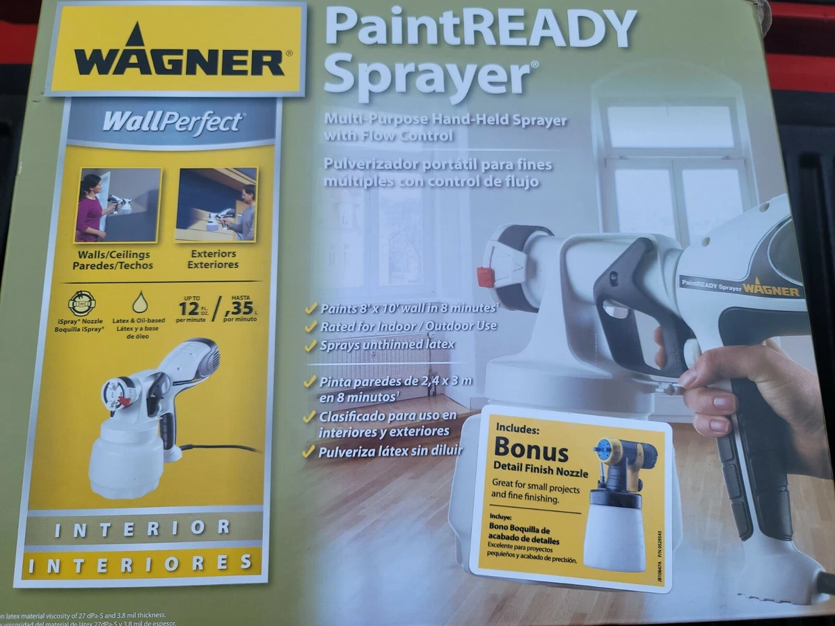 Wagner PaintREADY Sprayer Hand Held Sprayer with Flow Control eBay
