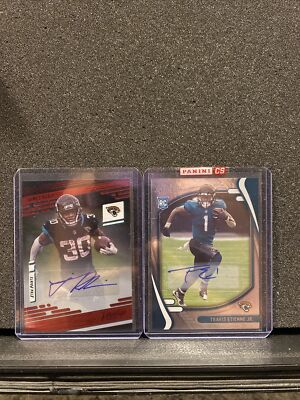 James Robinson Auto And Travis Etienne Jr Rookie Auto