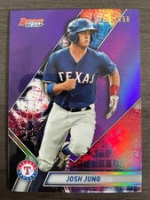 2019 Bowman's Best Josh Jung TP-8 Purple Refractor serial /250 DRAFT YEAR