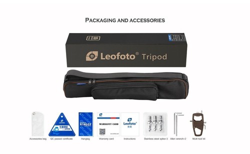 Leofoto Tripod Ranger LS-285CEX Leveling Base Carbon Fiber Tripod - Picture 8 of 10