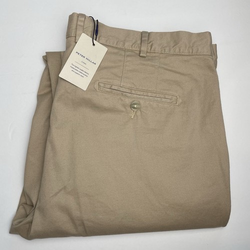 NWT Peter Millar Crown Pilot Twill Flat Front Trouser Chino Pants 38x37 ...