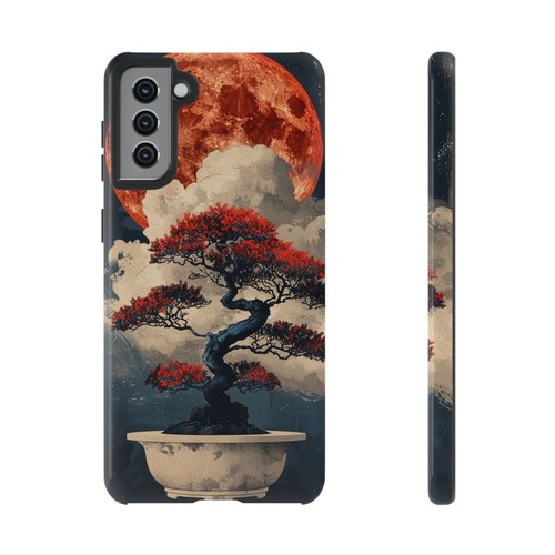 Bonsai Tree Blood Moon - Phone Ink Cover Case for iPhone, Galaxy, Pixel - 第 266/281 張圖片