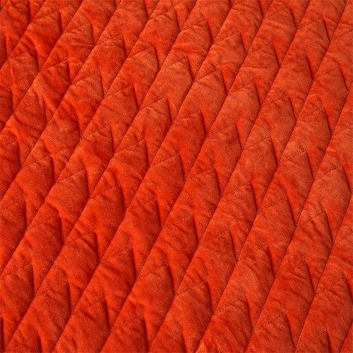 Plaid Quilted Velvet Bedspread with Ruffles Queen Size Coverlets Thick Soft 3PC - Picture 63 of 70