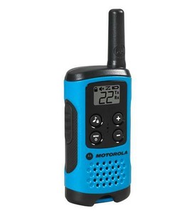 Motorola-Talkabout-T100-Walkie-Talkie-8-Pack-Set-16-Mile-Two-Way-Blue-Radios