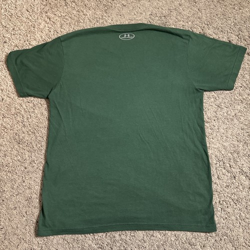 Camisa Oakland A's Under Armour Para Hombres L Grande Heatgear Manga Corta Béisbol Verde - Imagen 6 de 7