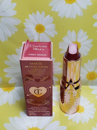 Charlotte Tilbury Matte Revolution Lipstick First Dance 0.12 Oz Full Size - Picture 6 of 6