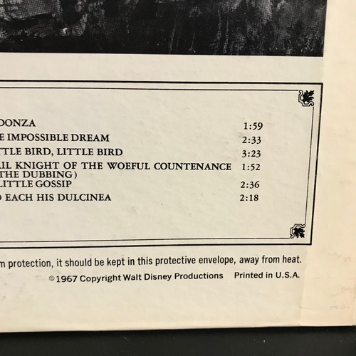 Camarata The Mike Sammes Singers Man Of La Mancha 67' W Disney VINYL LP Record - Imagen 9 de 21