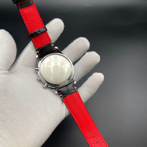 Herren Quatz Uhren Klassisch Lederband Armbanduhr 3 Pin Weiß Analog Uhr - Bild 4 von 10