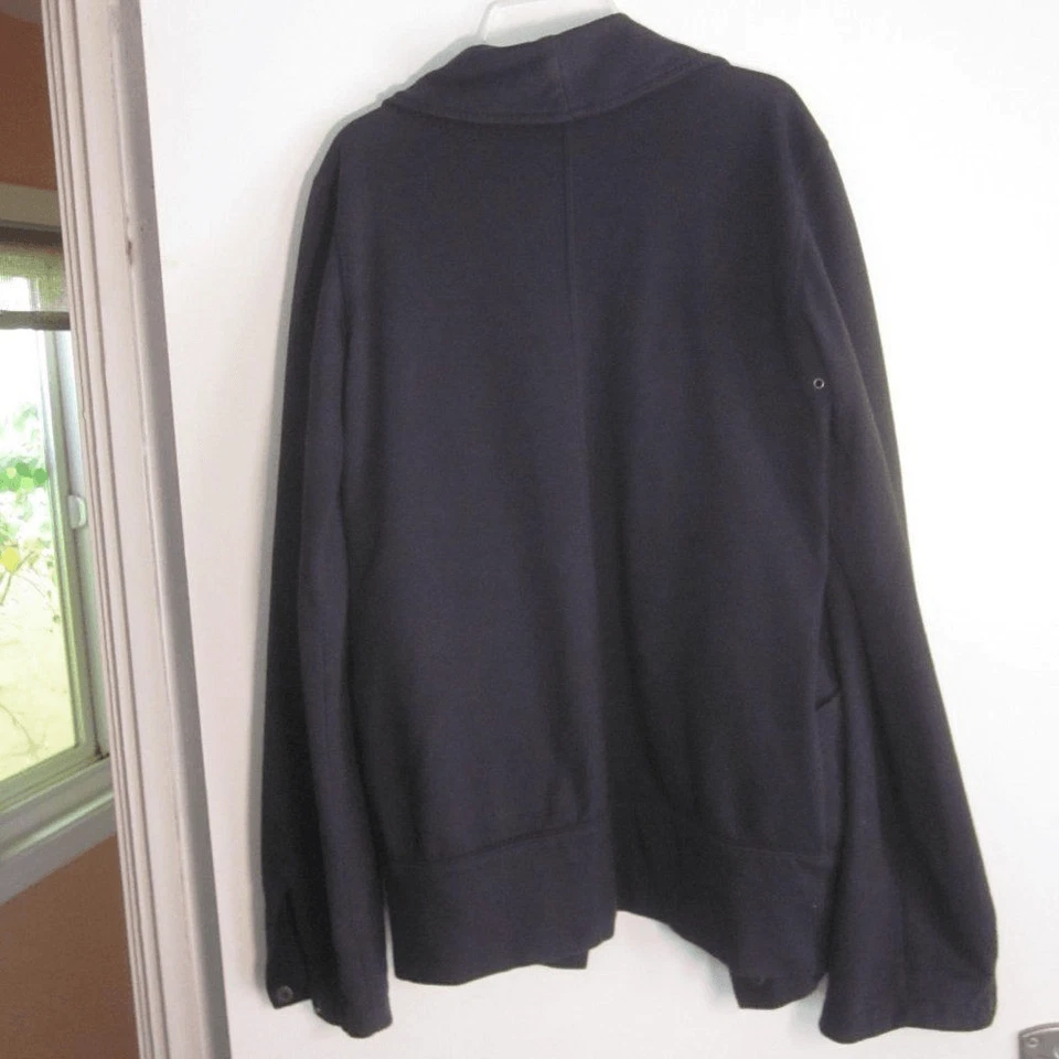 Chaqueta Mike & Chris Negra Polar Frontal A Presión Y2K Talla S Foto 4 de 4